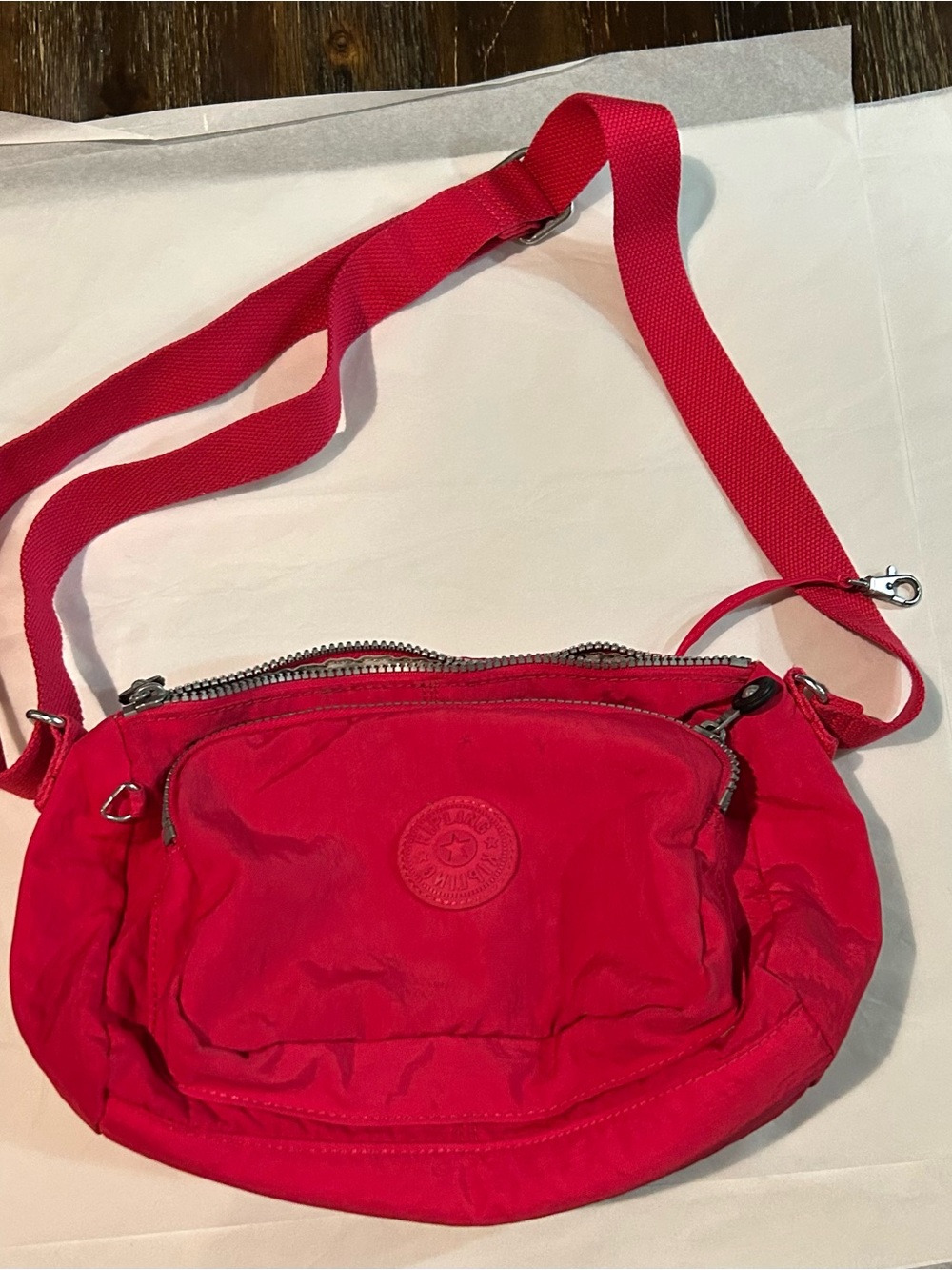 Kipling Women's Reth Shoulder Bag - Cardinal